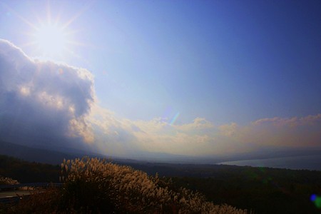 山中湖　パノラマ台より