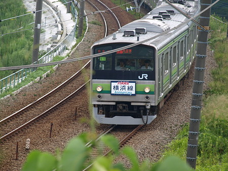 205系横浜線(ヘッドマーク付き)