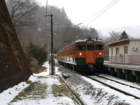 １１５系吾妻線（大前駅）