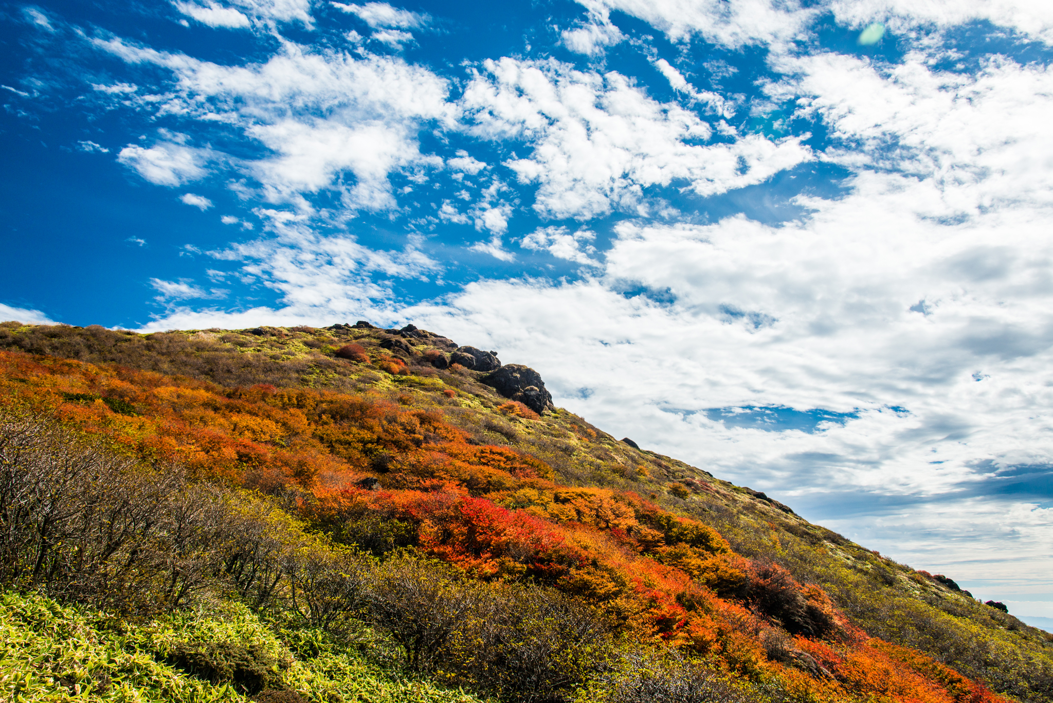 IV峰手前の紅葉
