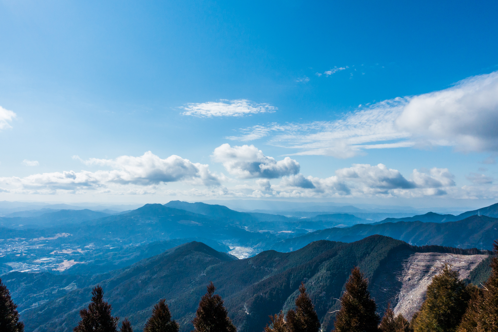 八幡岳、伊万里方面