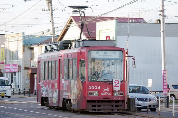 函館市電３０００形電車３００４号