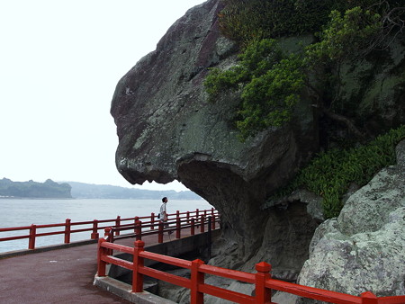 淡島海岸遊歩道 獅子岩