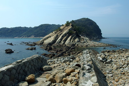 沖ノ島から続く軍道跡