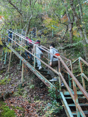 寸又峡 えっちら階段