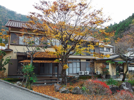 寸又峡 ふじみや旅館跡