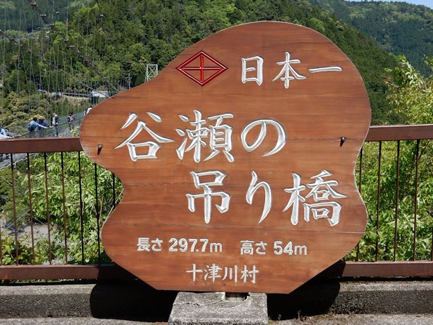DSCN0592 谷瀬のつり橋 写真: DSCN0592 谷瀬のつり橋