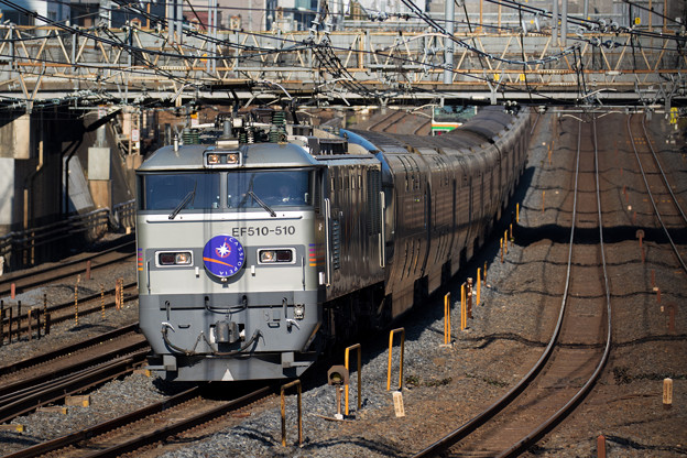 8010レ寝台特急カシオペア@新浦和橋