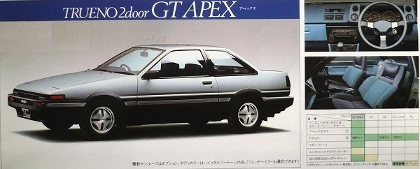 懐かしのカタログ ～AE86レビン・トレノ～｜ダブルウィッシュボーンのブログ｜a page of beloved family and Accord  Wagon - みんカラ