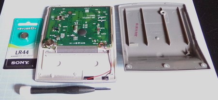 電卓 電池交換_02