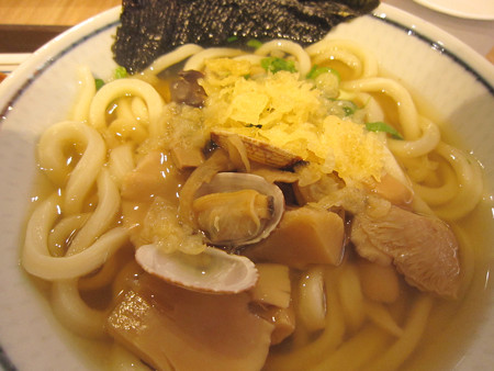 あさりきのこうどん