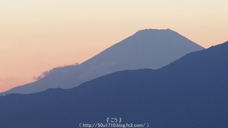 151012-今日の富士山(夕) (2)