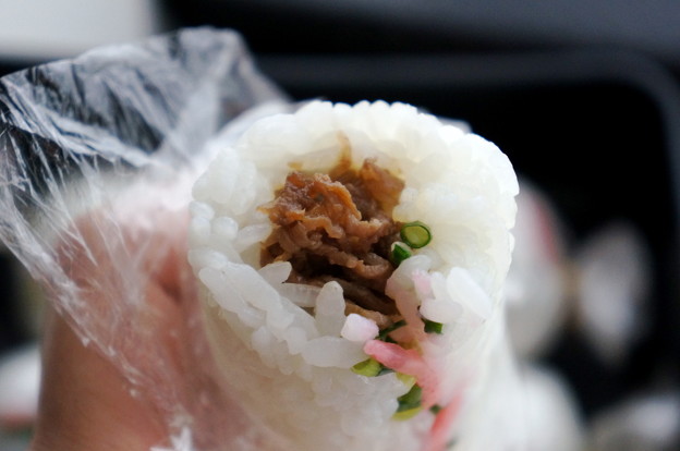 ラップで簡単♪ロールおにぎり 写真: ラップで簡単♪ロールおにぎり