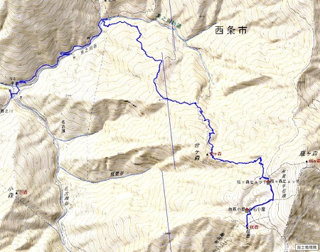 2014-10-19瓶ヶ森～西之川