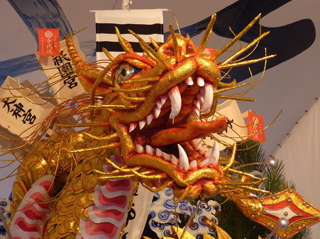 33 博多祇園山笠 千代流 舁き山 黄金のドラゴン 勢竜吉祥瑞(せいりゅうきっしょうのしるし)2012年 写真画像8