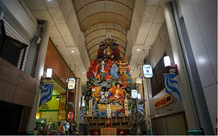 08 2014年 博多祇園山笠 走る飾り山笠 船弁慶 上川端通 (3)