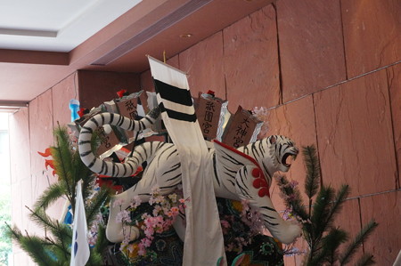2014年 博多祇園山笠 東流の舁き山笠 四神守天而人護郷土(龍の舁き山) (7)