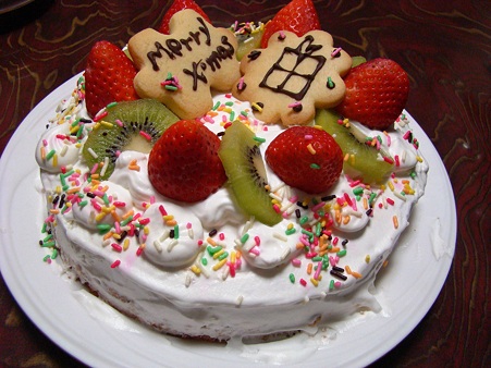 クリスマスケーキ@2010年