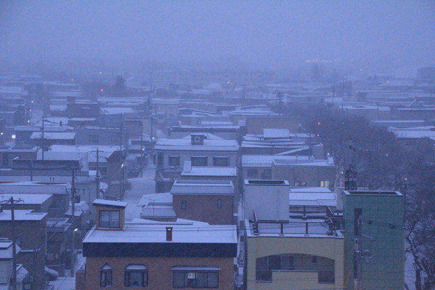 早朝の雪景色01