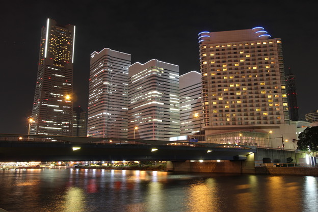 大岡川からの絶景