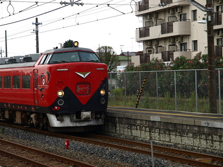 485系特急あいづ号(宝積寺駅)5