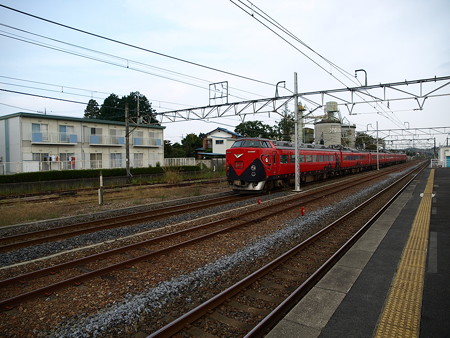 485系特急あいづ号(宝積寺駅)17