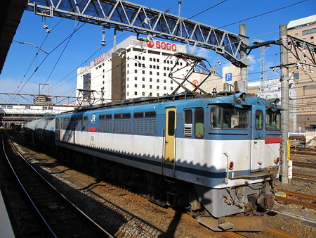 EF65-1057+タキ(八王子駅)