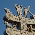 珠玉の北塔門～仏教彫刻 Buddhist symbols,Northern torana