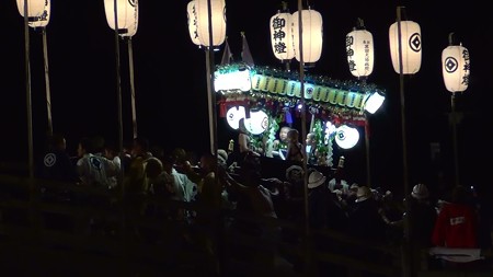 和霊大祭2015 走り込み11 太鼓橋の掛け合い2
