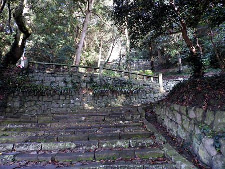 久能山東照宮10 九十九折り石段