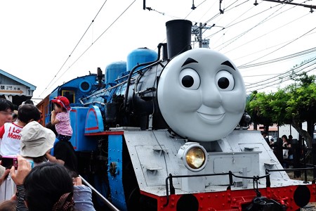 2014.07.28 大井川鉄道・新金谷駅 トーマスホームに