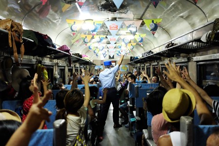 2014.07.28　大井川鉄道・新金谷駅～千頭駅　トーマス車内