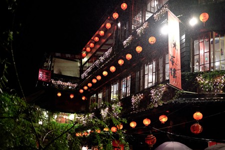 2015.11.10　台北　九份　阿妹茶樓は雨中