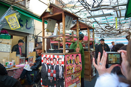 2011.01.09　浅草寺　路上の店