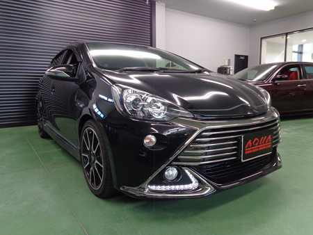 トヨタＡＱＵＡ　石川県　車内ＬＥＤ打ち替え