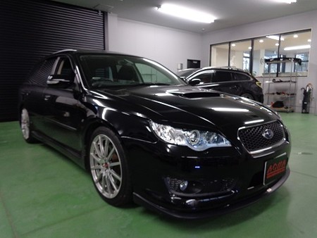 レガシィ　千葉県　車検・ヘッドライト磨き500