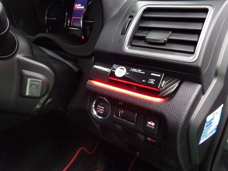 ＷＲＸ　ＳＴＩ　ＶＡＢ　間接照明　運転席側