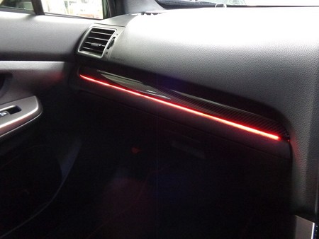 ＷＲＸ　ＳＴＩ　ＶＡＢ　間接照明　助手席側