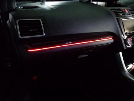 ＷＲＸ　ＳＴＩ　ＶＡＢ　間接照明　助手席側