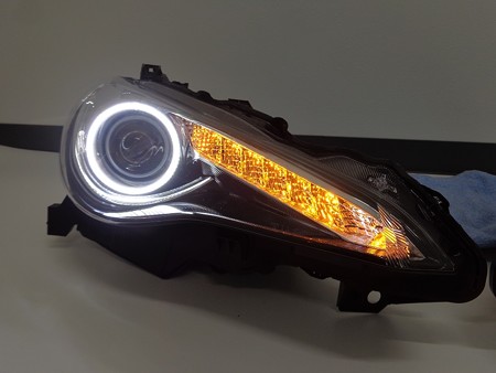 ８６　兵庫県　イカリング取付・ウインカー移設加工