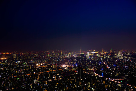 スカイツリー展望台夜景