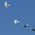 T-4 Blue Impulse 函館本番の帰りは36LにOverHead approach 2