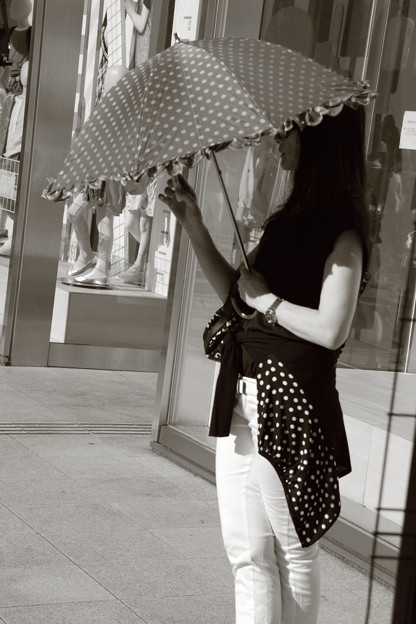 日傘の女