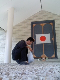 清掃奉仕(7月16日、神奈川縣護國神社)