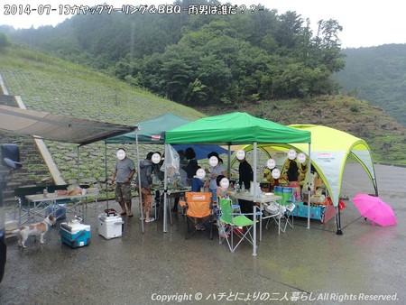 2014-07-13カヤックツーリング&BBQ ?雨男は誰だ??- (7)