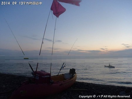 2014-09-13デカ鯵回遊中 (2)