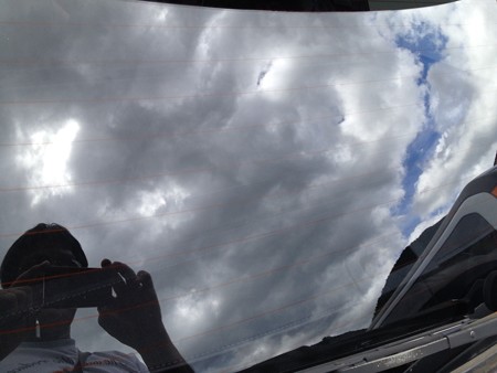 8/15の空 あらら？