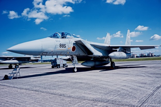 百里の第305飛行隊梅組。。F-15J