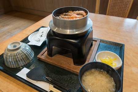 もさエビの釜飯(道の駅・清流茶屋かわはら【鳥取】)・1