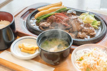ジンギスカン定食(米子道【上り】・蒜山高原SA)・1